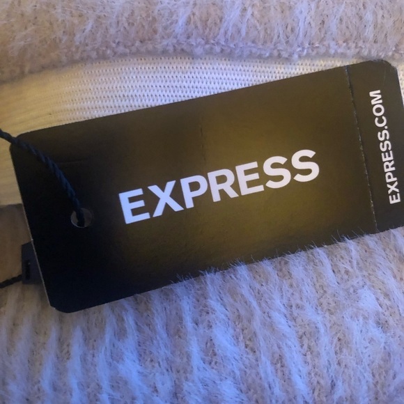 Express/ NWT/ Fuzzy Fur Sweater Pencil Skirt / LG - Picture 7 of 8